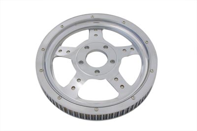 V-Twin 20-0378 - Rear Drive Pulley 68 Tooth Chrome