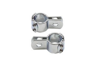 V-Twin 27-0054 - Chrome Footpeg Mount Clamps