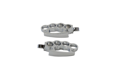 V-Twin 27-0621 - Chrome Knuckle Footpeg Set