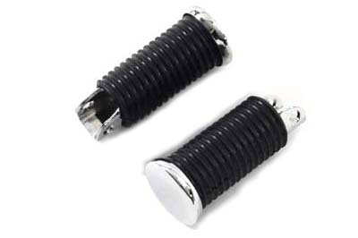V-Twin 27-1215 - Rubber Style Driver Footpeg Set