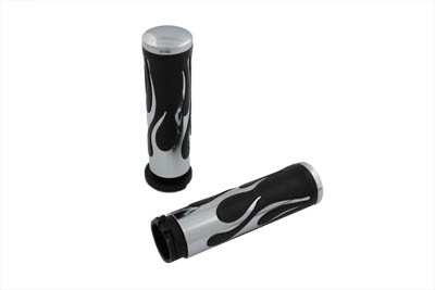V-Twin 28-0451 - Hot Rod Flame Style Grip Set