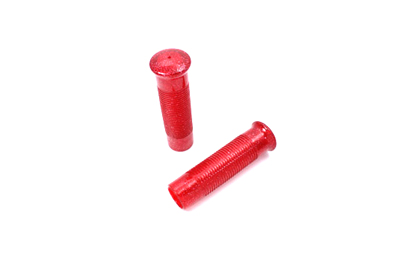V-Twin 28-0793 - Red Metal Flake Grip Set