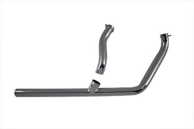 V-Twin 29-0146 - Chrome Exhaust Header Kit for Kick or Electric
