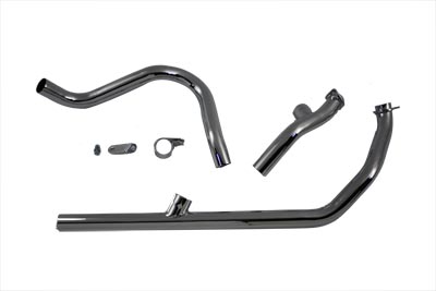 V-Twin 29-1162 - Chrome Dual Crossover Exhaust System