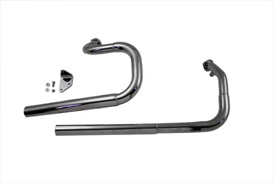 V-Twin 30-0477 - Exhaust Drag Pipe Set Straight Cut
