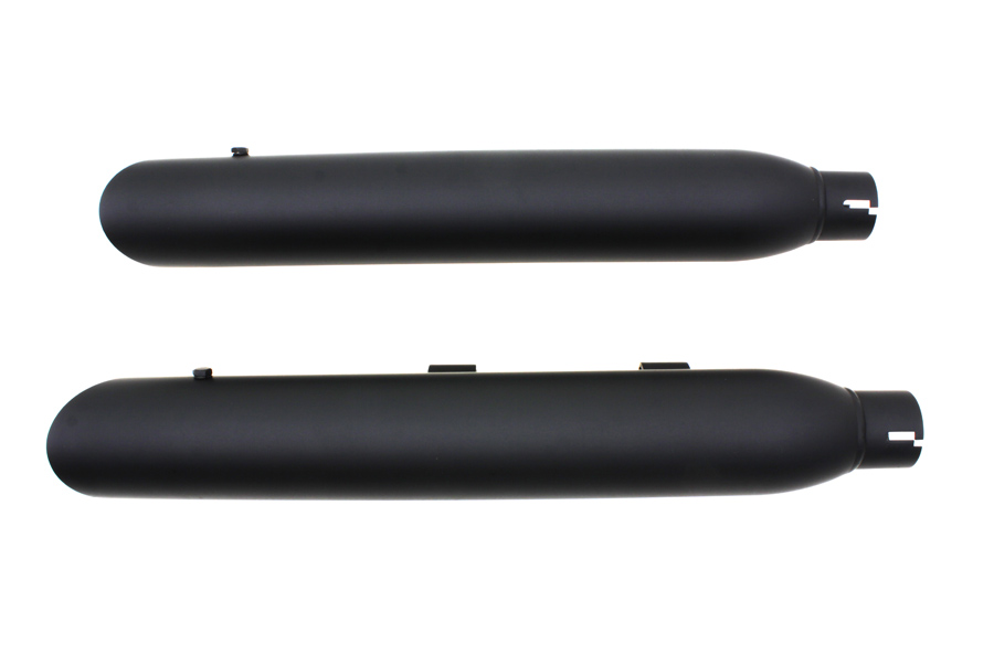 V-Twin 30-0935 - Black Slash Muffler Set