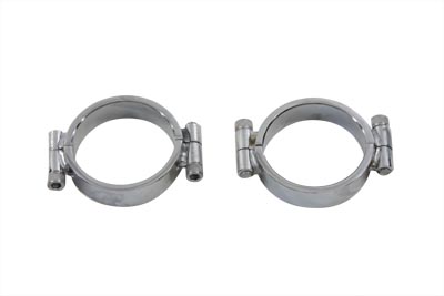 V-Twin 31-0265 - Chrome Allen Type Exhaust Clamp Set