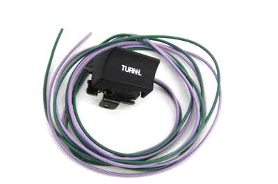 V-Twin 32-8000 - Black Handlebar Left Turn Signal Switch