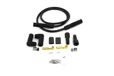 V-Twin 32-9248 - Accel Black 8.8mm Spark Plug Wire Kit