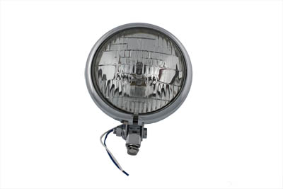 V-Twin 33-0001 - 5-3/4" Round Headlamp Assembly Bates Style