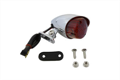 V-Twin 33-0061 - Chrome Bullet Style Tail Lamp