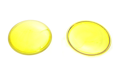 V-Twin 33-0062 - Amber Glass Spotlamp Lens Set