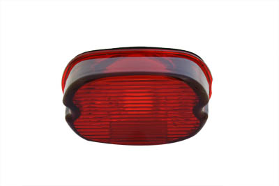 V-Twin 33-0239 - Tail Lamp Lens Laydown Style Red