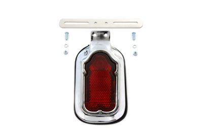 V-Twin 33-0305 - Chrome Tail Lamp Assembly Tombstone Style