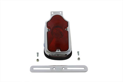 V-Twin 33-0311 - Chrome Tombstone Tail Lamp Assembly