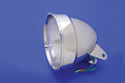 V-Twin 33-0541 - 5-3/4" Spring Fork Style Billet Headlamp