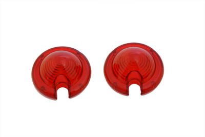 V-Twin 33-0949 - Replacement Red Lens Set for Turn Signal