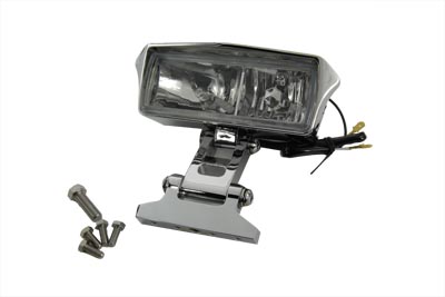 V-Twin 33-0982 - 7" Rectangular Headlamp Assembly Glow Style wit