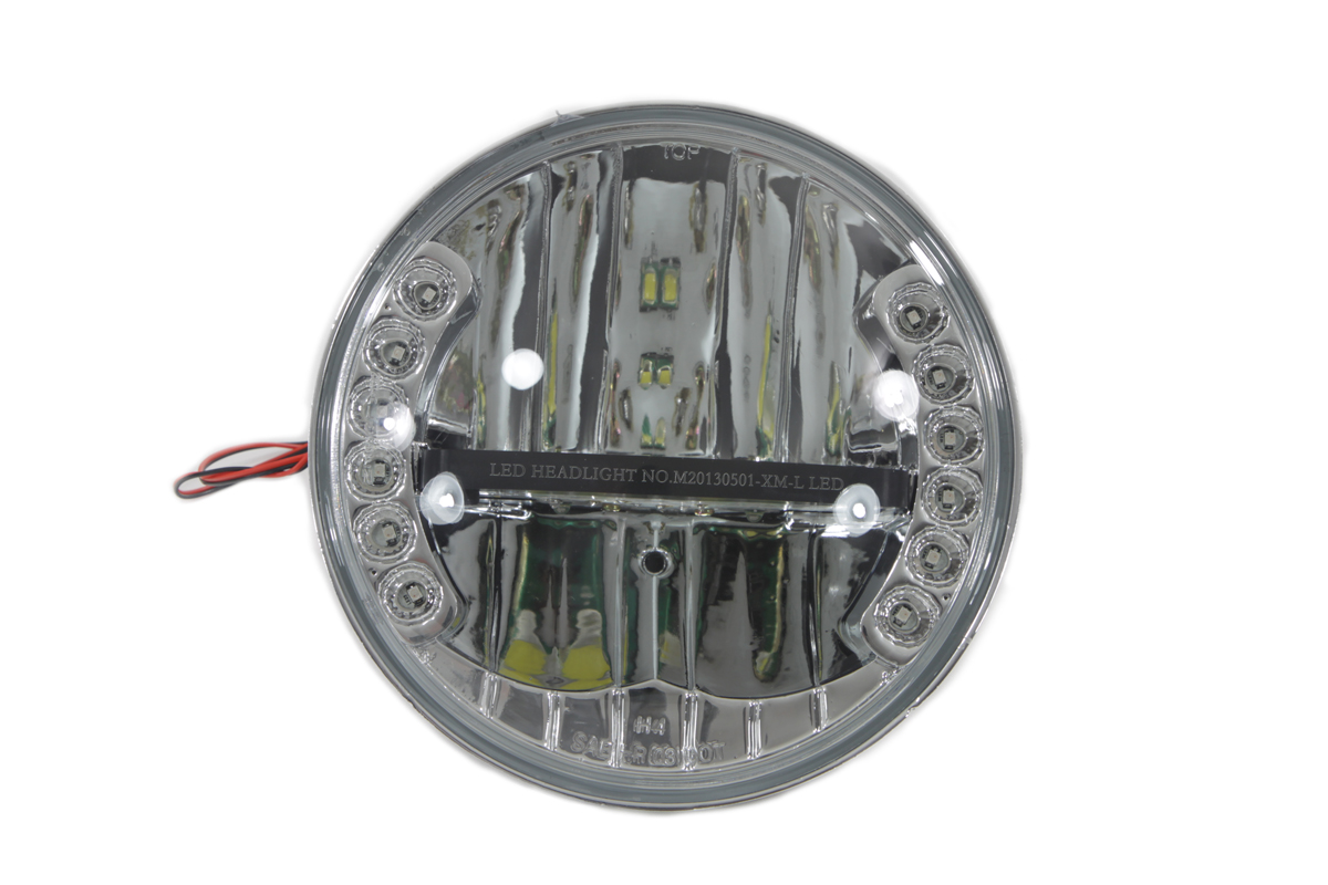 V-Twin 33-1008 - 7" LED Headlamp Assembly
