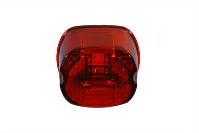 V-Twin 33-1158 - Tail Lamp Lens Laydown Style Red