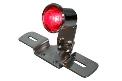 V-Twin 33-1326 - Black Round Tail Lamp