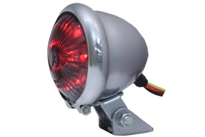 V-Twin 33-1528 - Round LED Tail Lamp with Smoked Lens