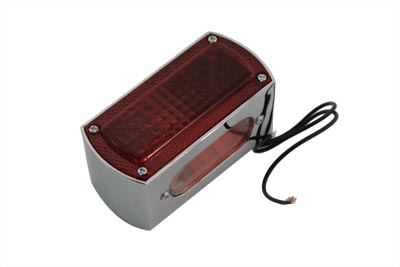 V-Twin 33-1606 - Lay Down Tail Lamp Assembly Smoked LED