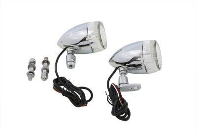 V-Twin 33-2219 - Bullet Turn Signal Set with Swivel Mount