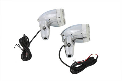 V-Twin 33-2223 - Bullet Turn Signal Set with Stand Off Mount