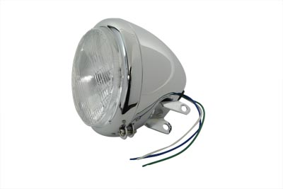 V-Twin 33-3052 - 5-3/4" Headlamp Assembly Beam Tear Drop Style