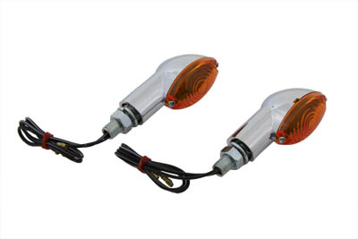 V-Twin 33-6493 - Mini Cateye Winker Marker Lamp Set