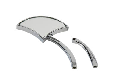V-Twin 34-0343 - Axe Mirror with Billet Stem Chrome