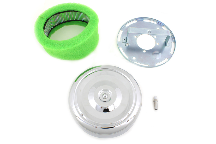 7" ROUND AIR CLEANER KIT VTWIN 34-0409