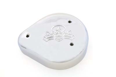 V-Twin 34-0707 - Air Cleaner Cover with Skull Design