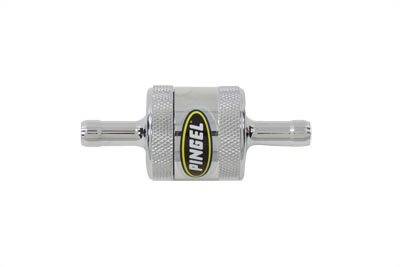 V-Twin 35-0519 - Pingel Inline Fuel Filter Chrome