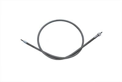 V-Twin 36-0122 - 38-1/2" Stainless Steel Speedometer Cable
