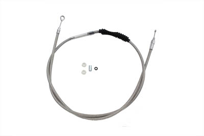V-Twin 36-0561 - 72.69" Braided Stainless Steel Clutch Cable