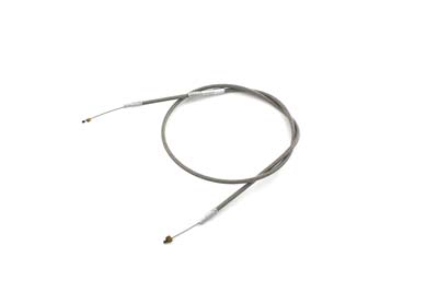 V-Twin 36-1554 - Braided Stainless Steel Throttle Cable with 40.