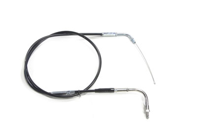 V-Twin 36-2550 - Black Universal Throttle Cable with 40" Casing