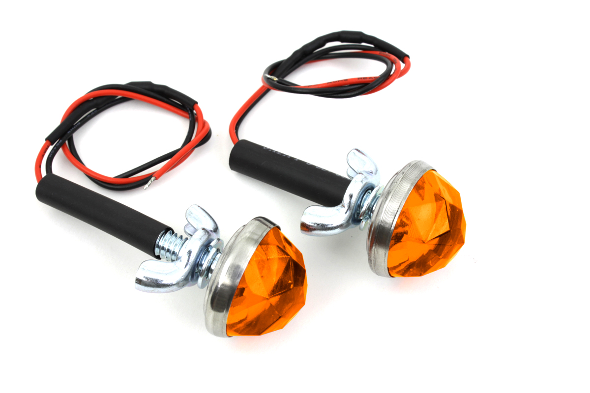 V-Twin 37-1429 - Amber LED Reflector Set