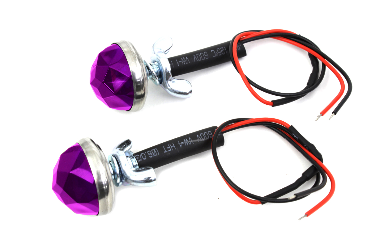 V-Twin 37-2107 - Purple LED Reflector Set
