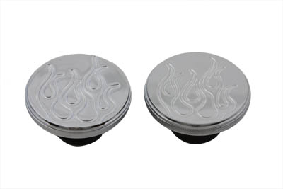 V-Twin 38-0747 - Flame Style Gas Cap Set Vented and Non-Vented