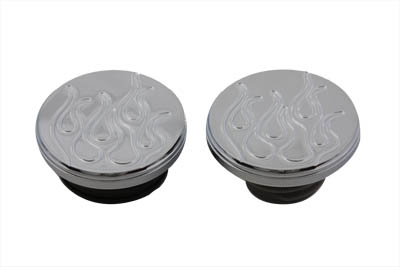 V-Twin 38-0750 - Flame Style Gas Cap Set Vented and Non-Vented
