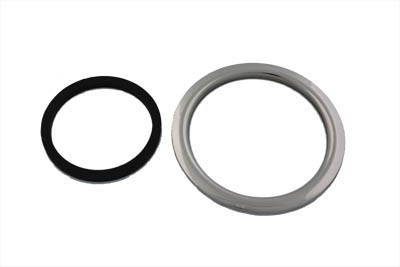 V-Twin 38-7032 - Bung Type Filler Ring Polished Stainless Steel