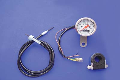 V-Twin 39-0439 - Mini 48mm Speedometer with 2:1 Ratio