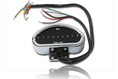 V-Twin 39-0599 - Digital Mini Speedometer and Tachometer