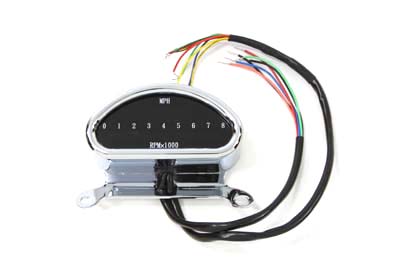V-Twin 39-0685 - Digital Mini Speedometer Tachometer