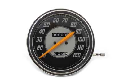V-Twin 39-0976 - Speedometer with 2:1 Ratio and Orange Needle