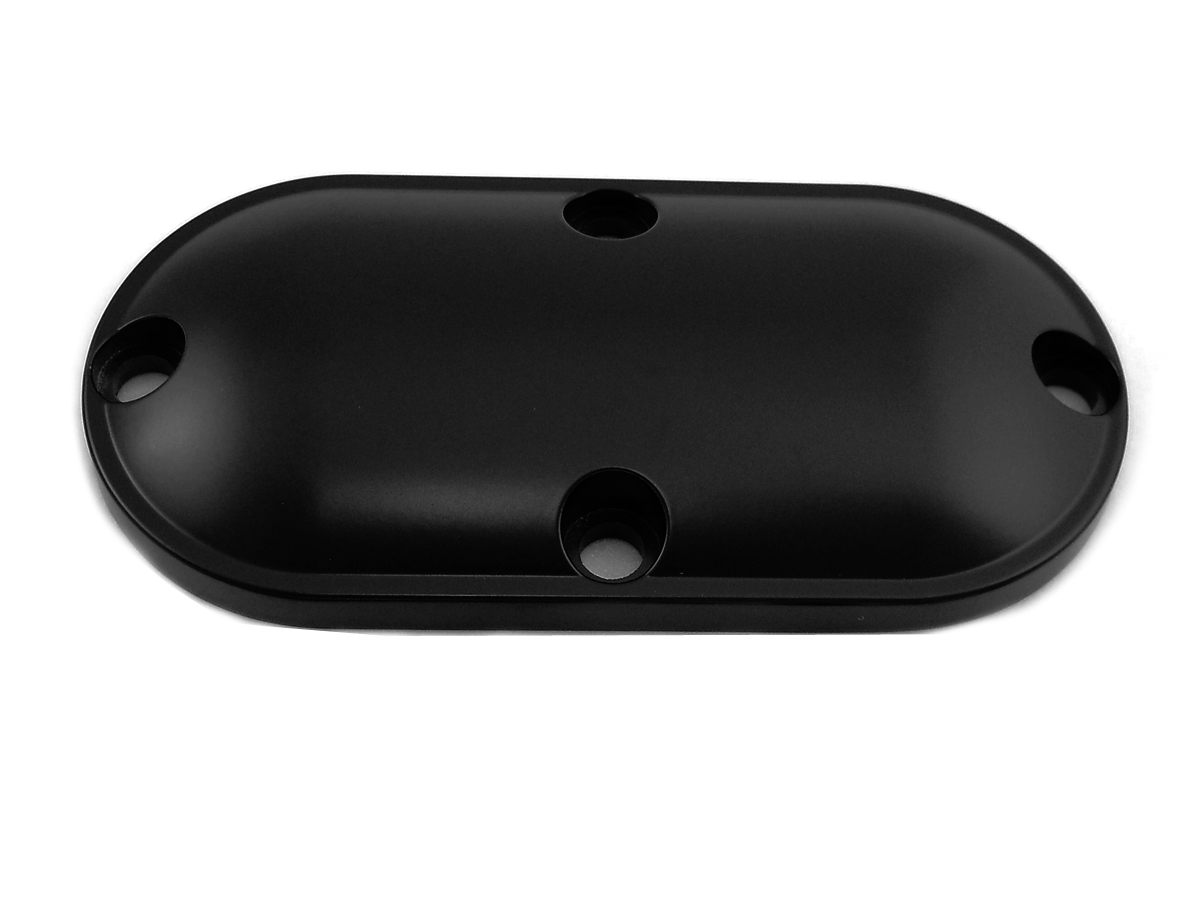 SMOOTH INSPECTION COVER, BLACK VTWIN 42-0187