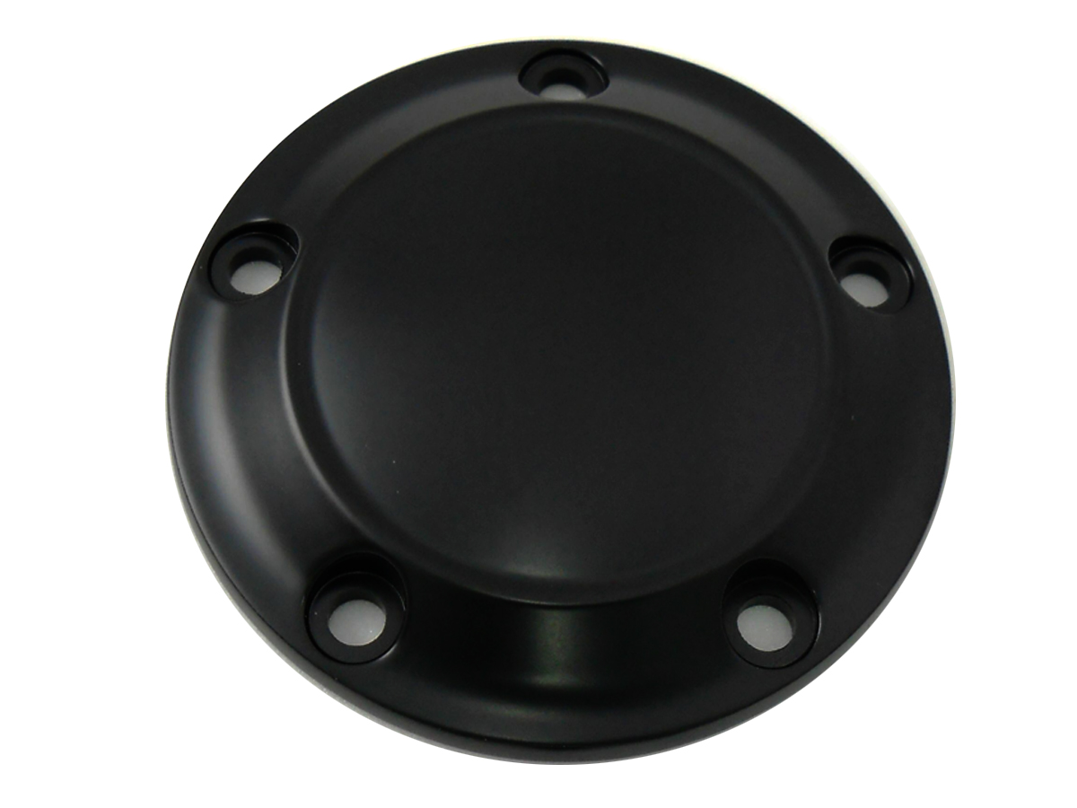 SMOOTH IGNITION POINTS COVER, BLACK VTWIN 42-0197